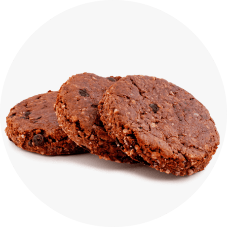 Cookies πρωτεϊνης με μαύρη σοκολάτα