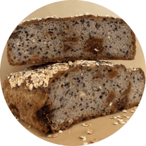 Bio Gluten Free Πολύσπορο Ψωμί με φρούτα & ξηρούς καρπούς