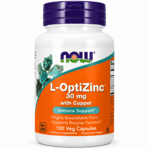 L-OptiZinc 30 mg with copper 100 veg. caps